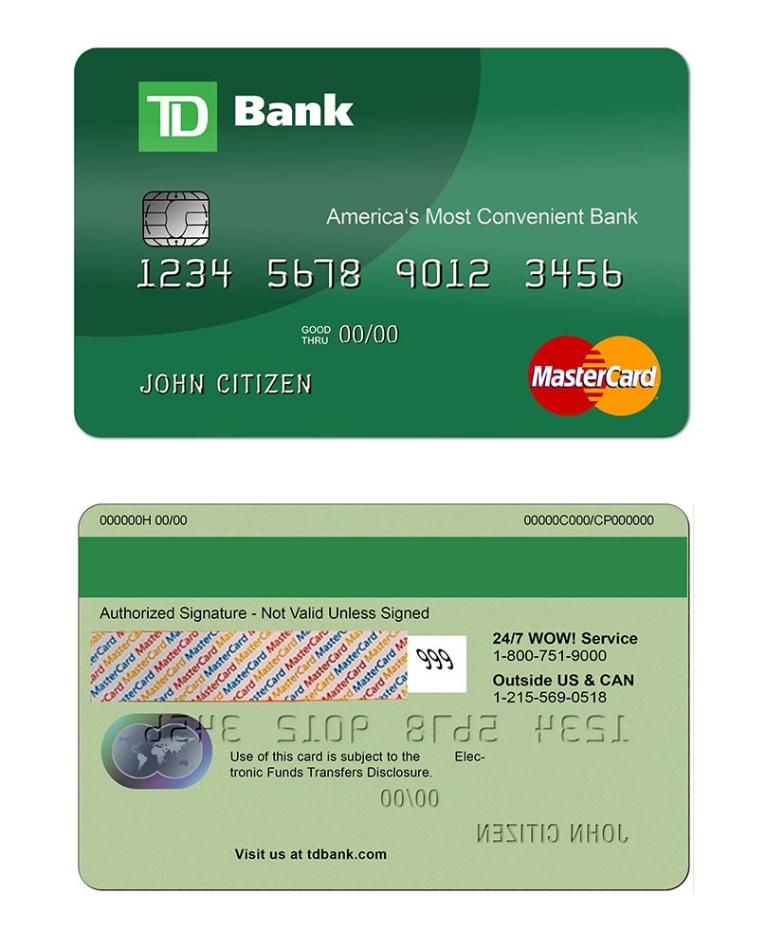 USA TD MasterCard